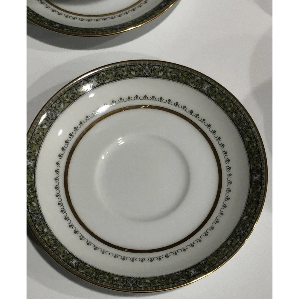 Noritake THURSTON 6871 Cup & Saucer‎ Set Lot of 5 Excellent Condition